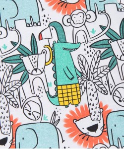 Tee-shirt à manches courtes à motifs animaux bébé garçon (lot de 3)